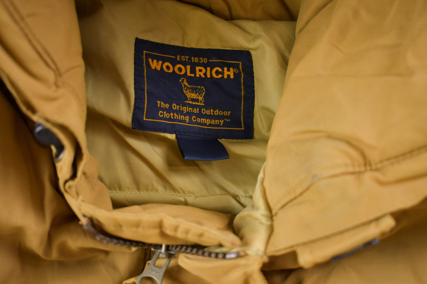 Vintage 1990s Woolrich Full Zip Puffer Jacket / Goose Down Fill / Vintage Bubble Jacket / Winter / Streetwear / 90s Woolrich