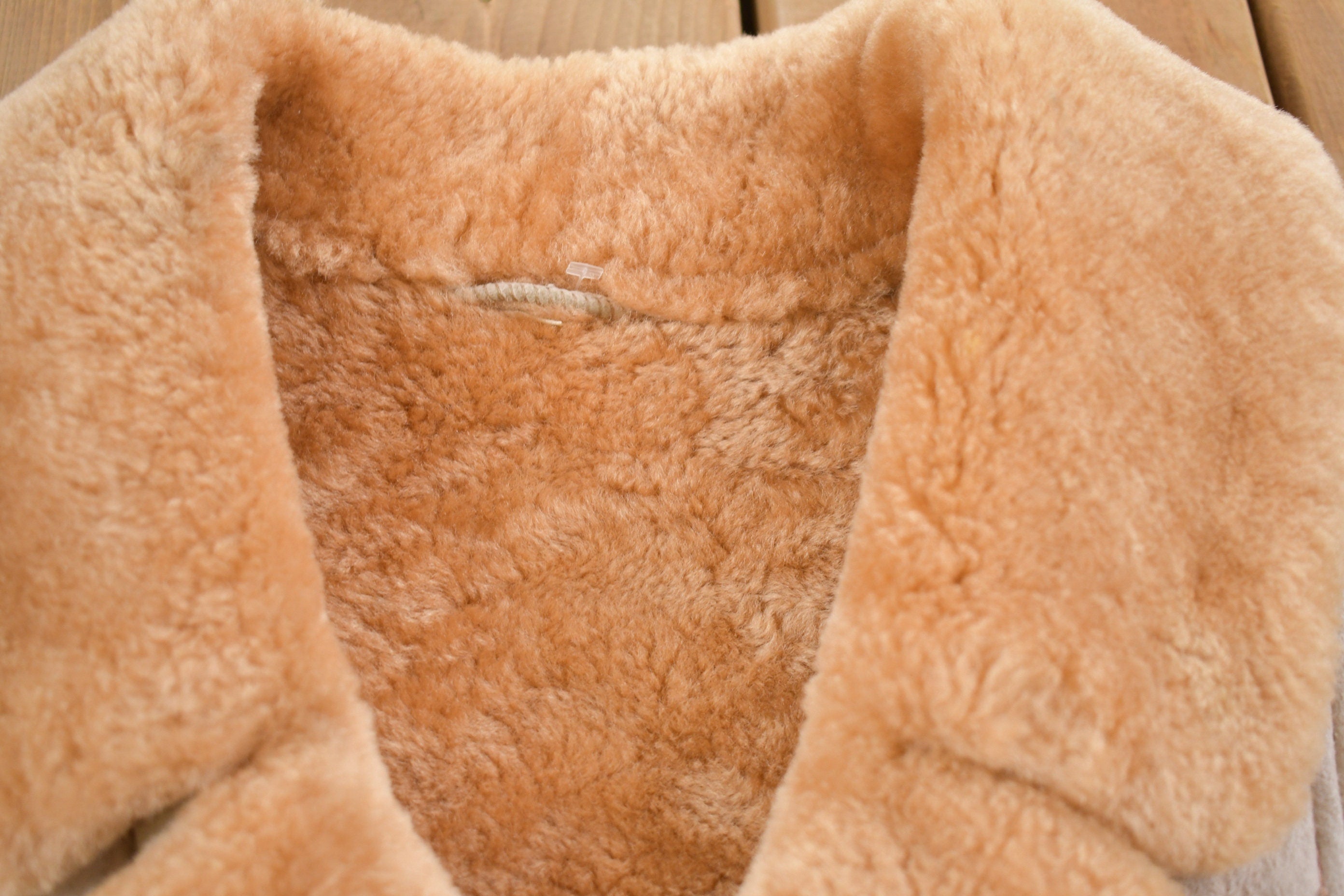 Vintage 1970s Woman's Shearling Leather Coat