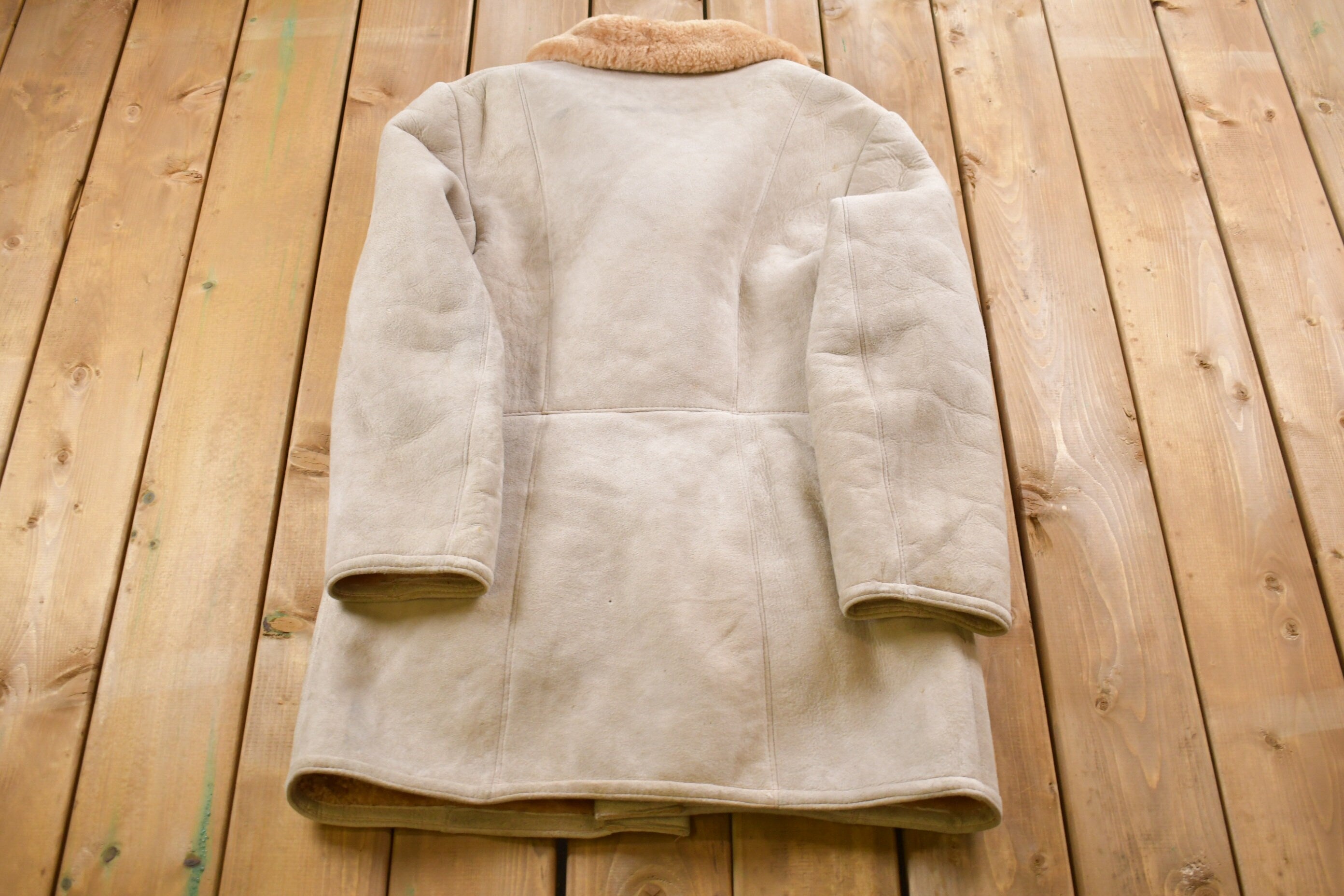 Vintage 1970s Woman's Shearling Leather Coat
