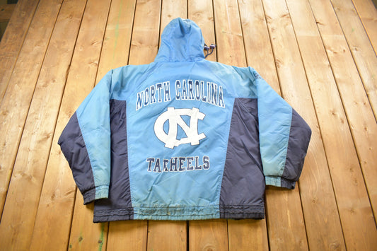 Vintage 1990s University Of North Carolina Tar Heels Puffer Jacket