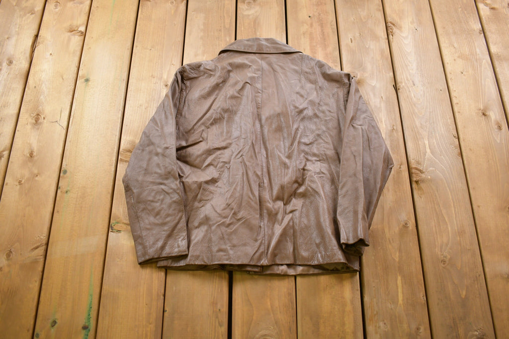 Vintage 1970s Flah Co Leather Jacket