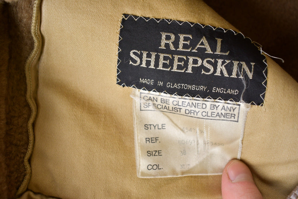 Vintage 1970s Sheepskin Shearling Leather Jacket