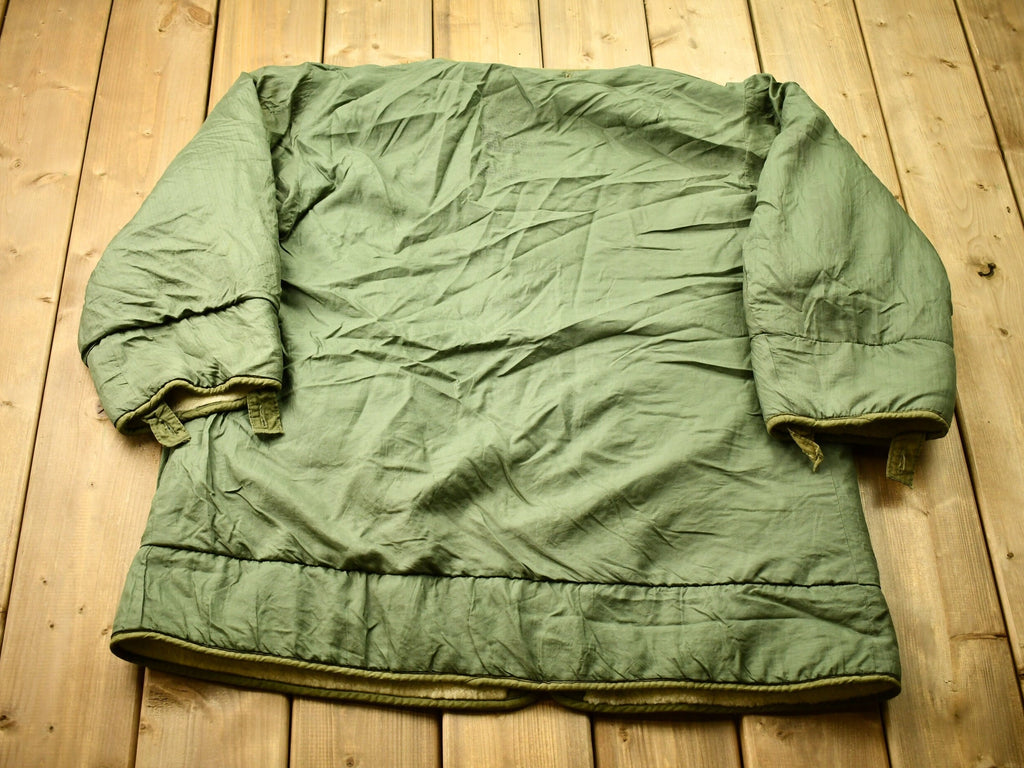 Vintage 1950s Wool Lined Military Parka Liner Jacket