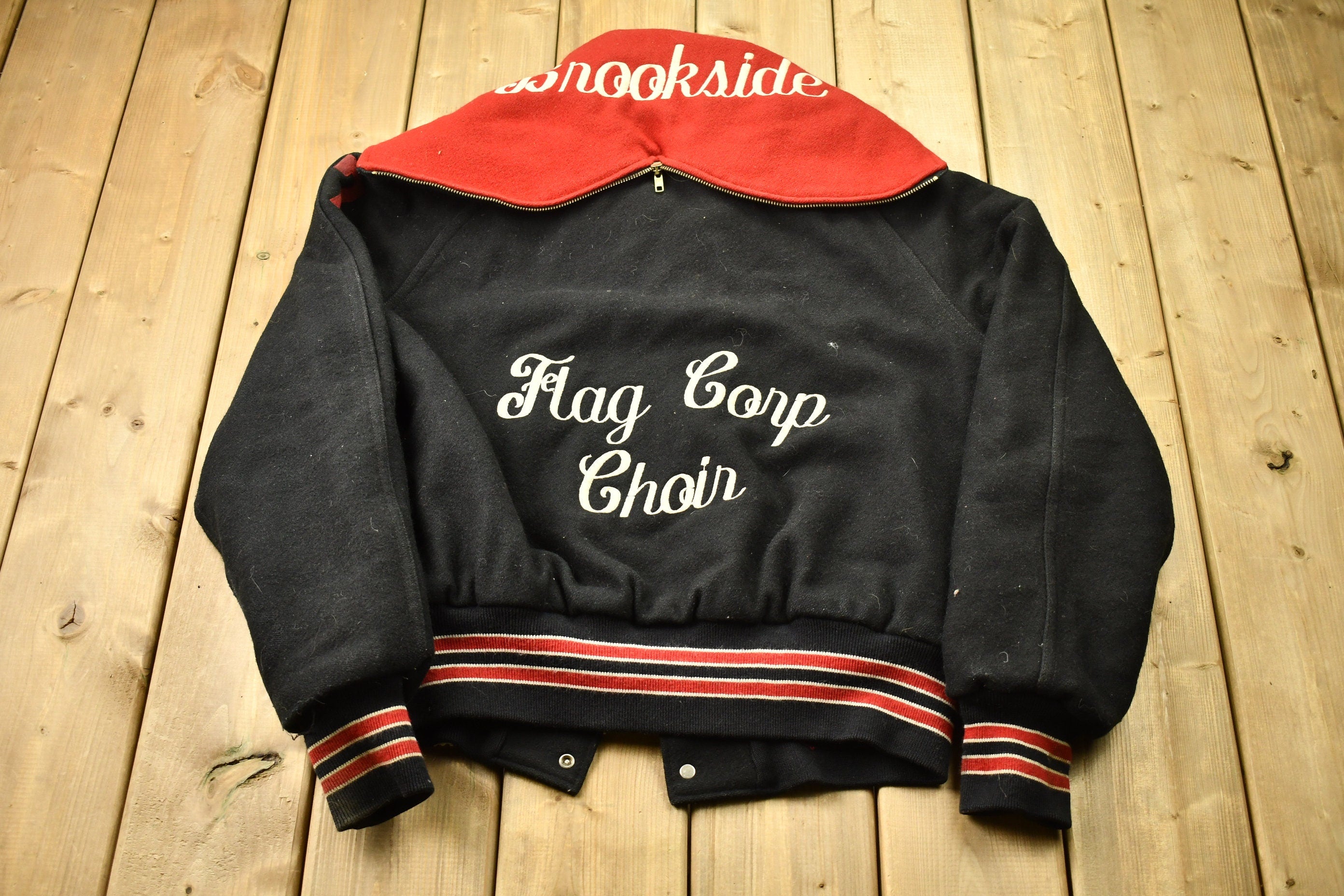 Vintage 1980s Wool Varsity Jacket