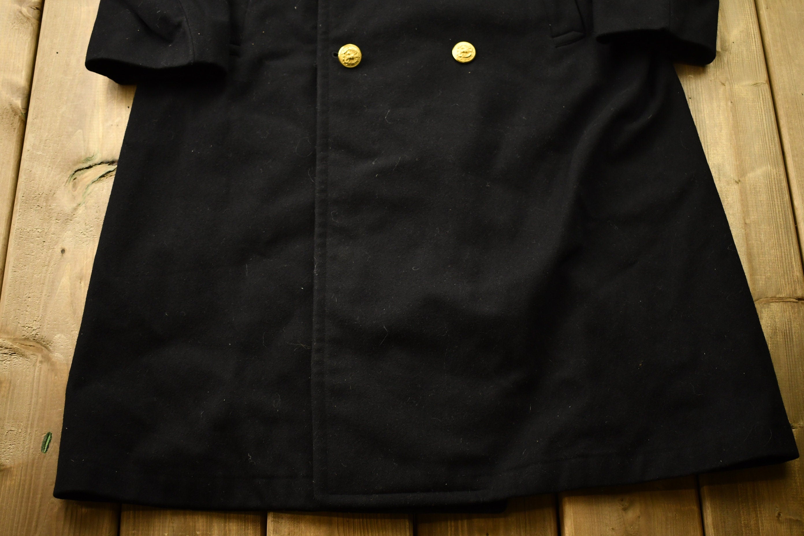 Vintage 1970s United States Naval Academy 100% Wool Jacket