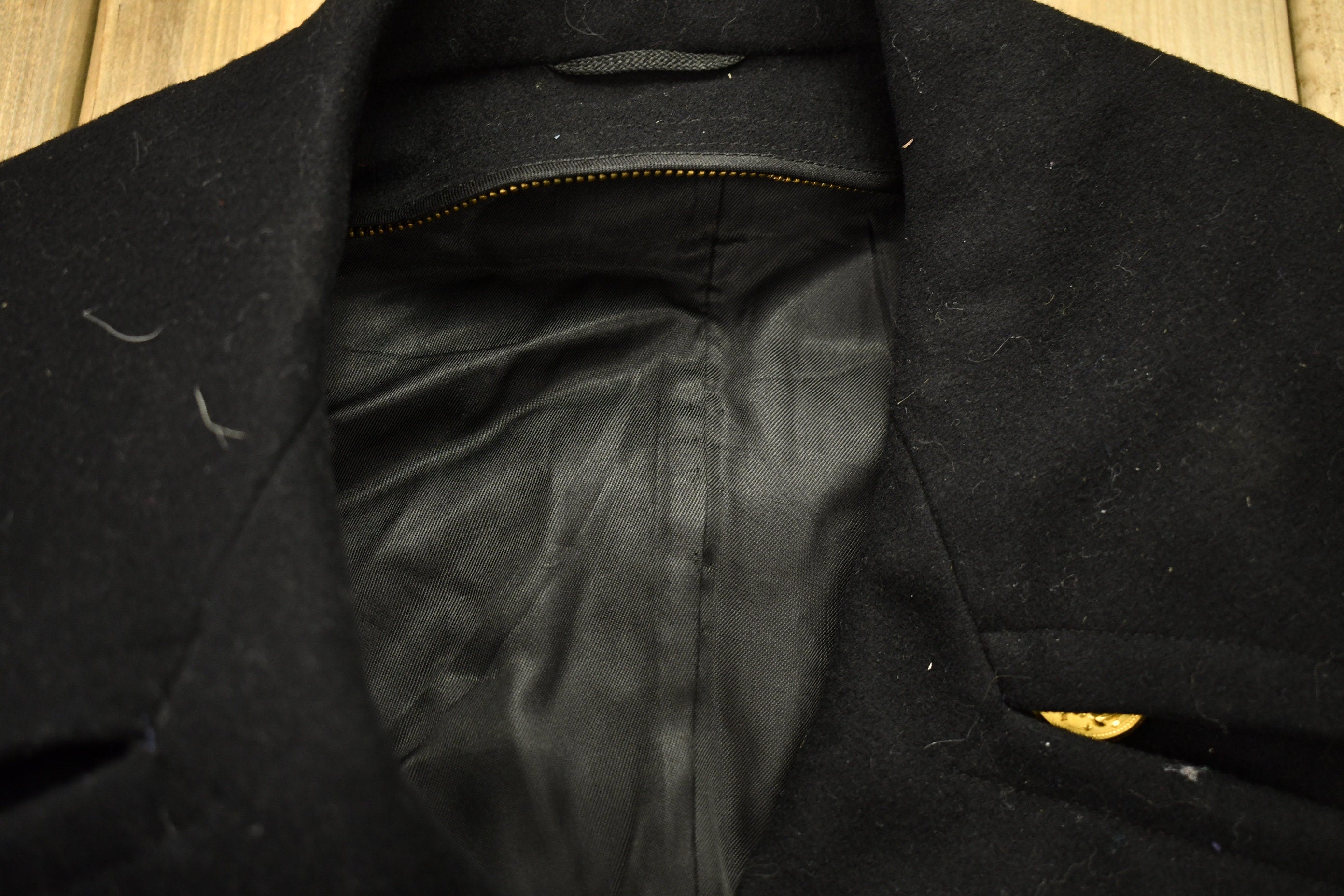 Vintage 1970s United States Naval Academy 100% Wool Jacket