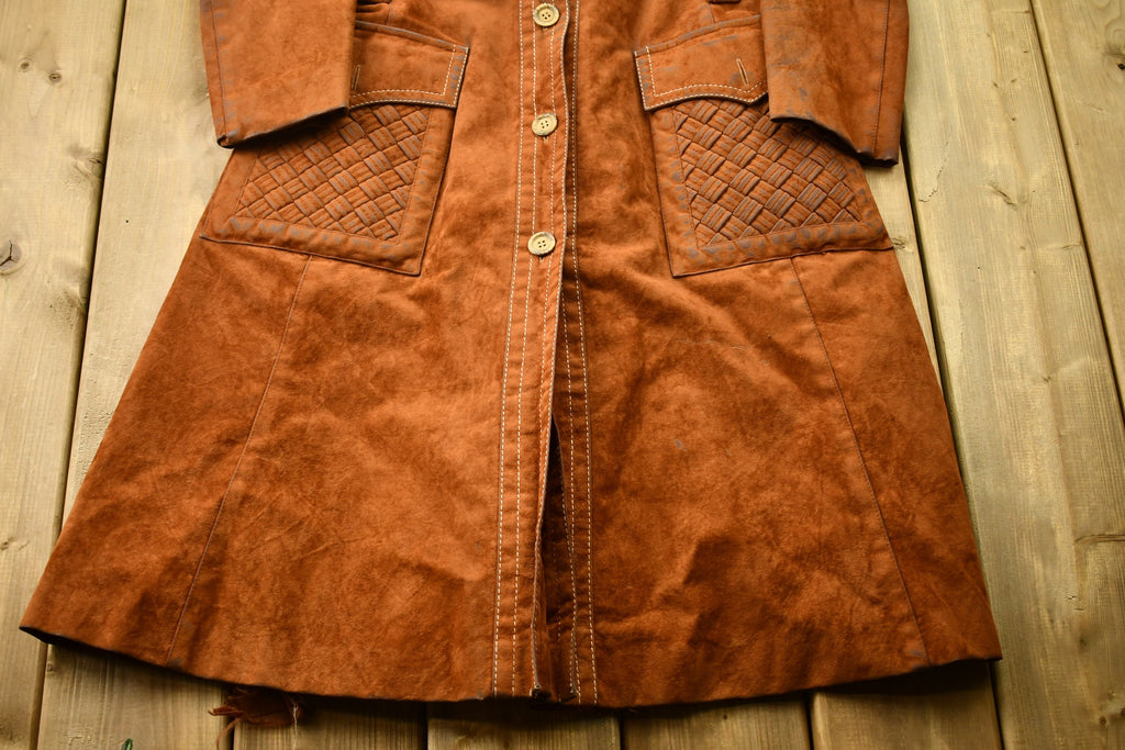 Vintage 1970s Fleet Street Suede Leather Jacket