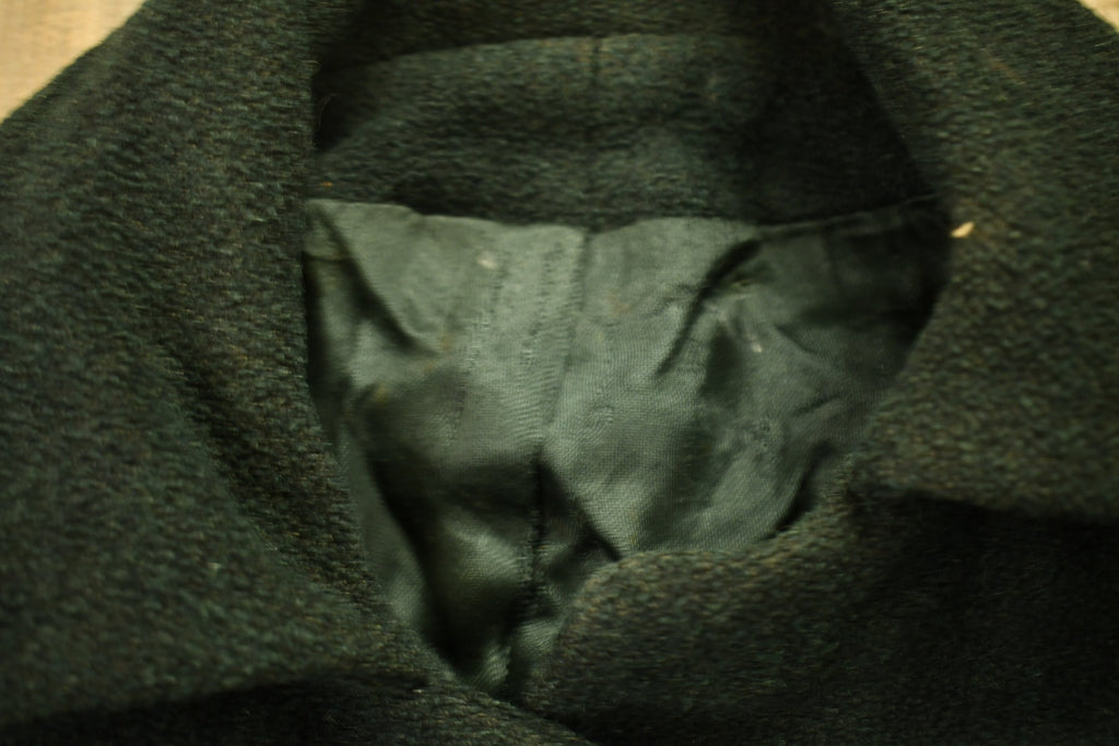 Vintage 1940s Wool Union Made Trecnh Coat