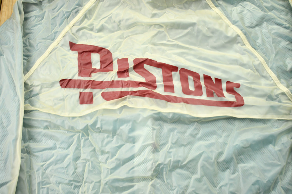 Vintage 1990s Pro Player Detroit Pistons MLB Windbreaker Rain Jacket