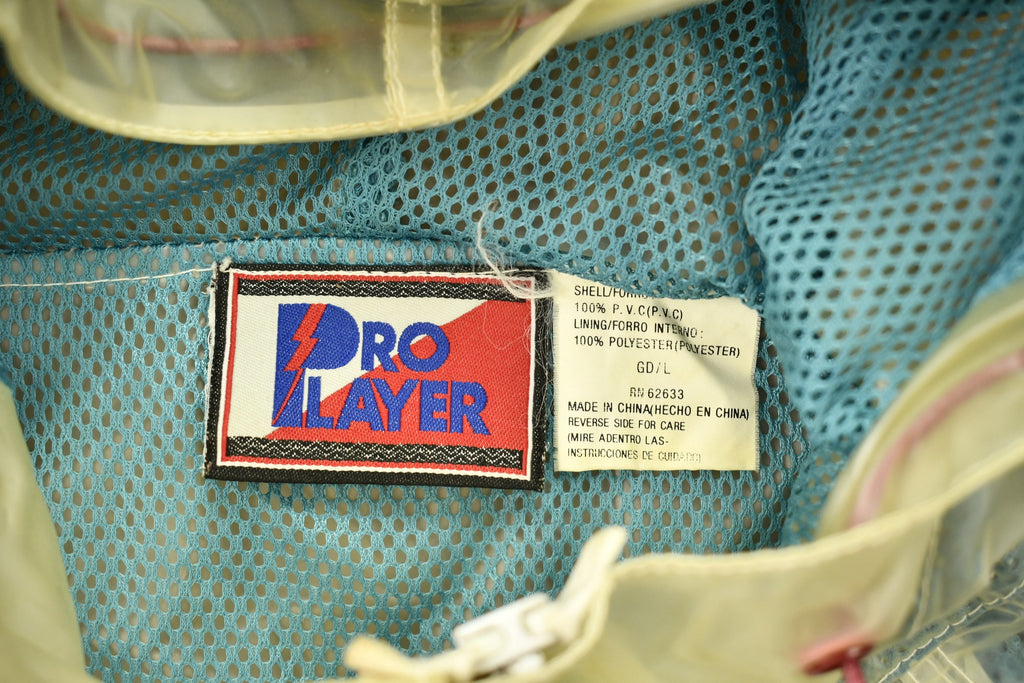 Vintage 1990s Pro Player Detroit Pistons MLB Windbreaker Rain Jacket