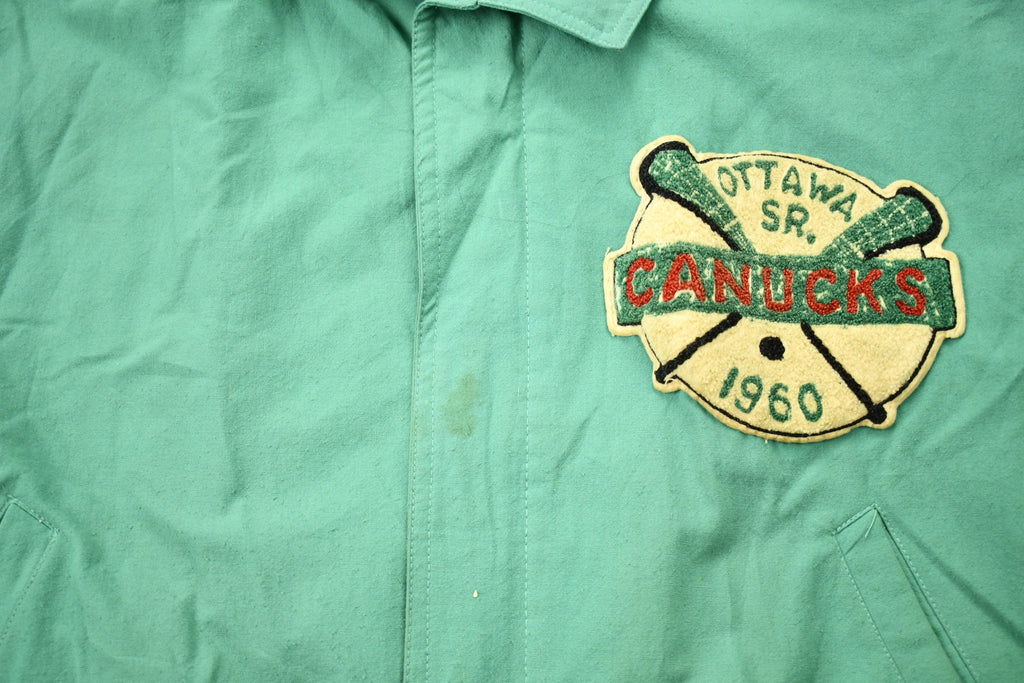 Vintage 1960s Ottawa Canucks Rugby Dash Jacket