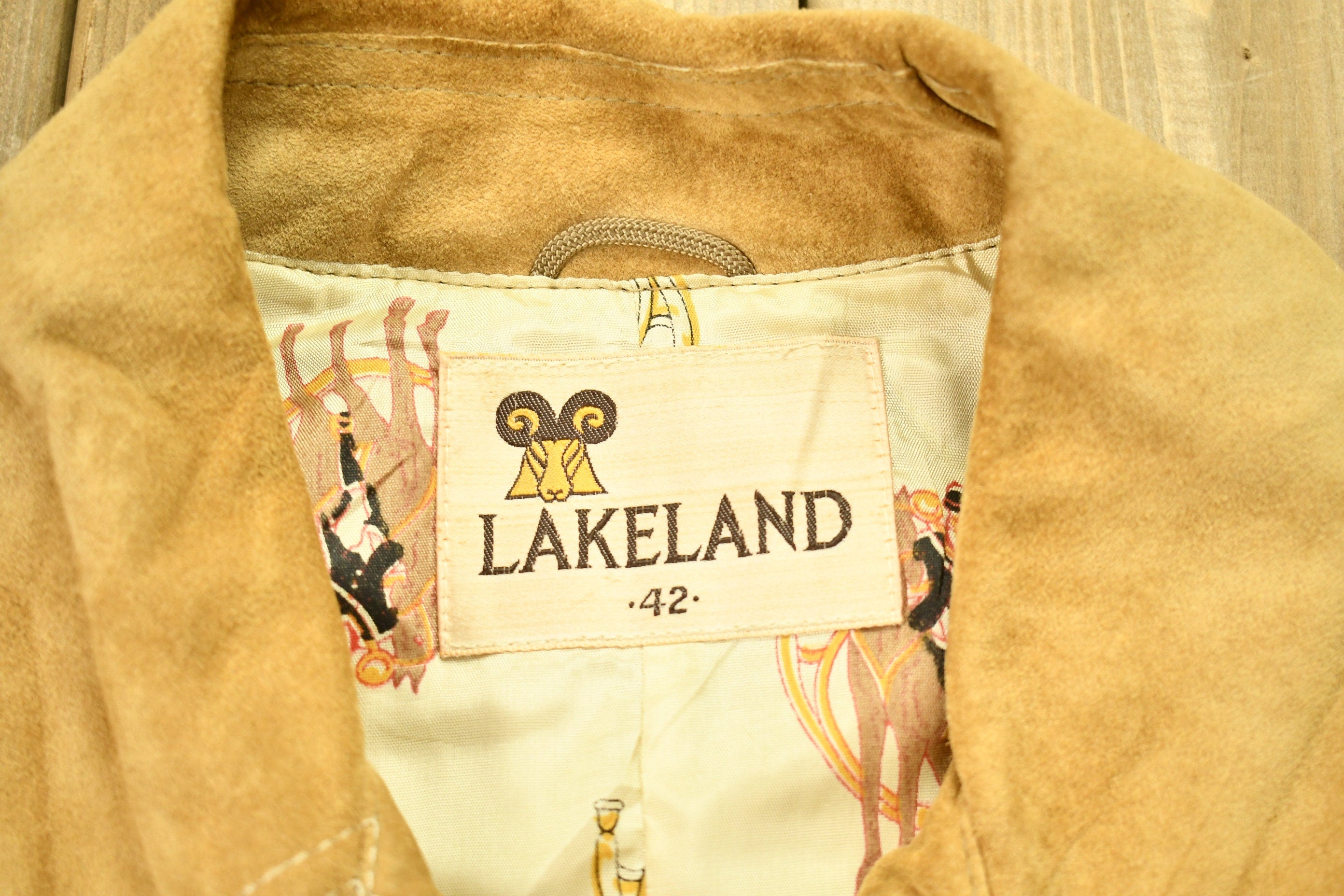 Vintage 1960s Lakeland Suede Leather Jacket