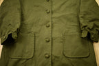 Vintage 1960s Military Button Up Overcoat
