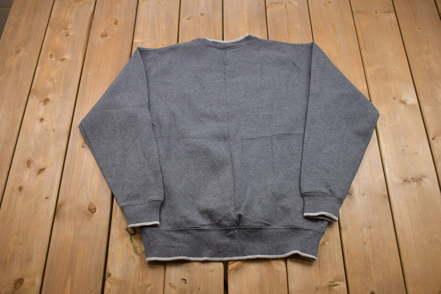 Vintage 1990s Hooked Fishing Crewneck Sweatshirt / 90s Crewneck / Athleisure / Streetwear / MC Sport