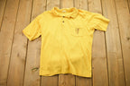 Vintage 1970s Hawaii Embroidered Polo T-Shirt