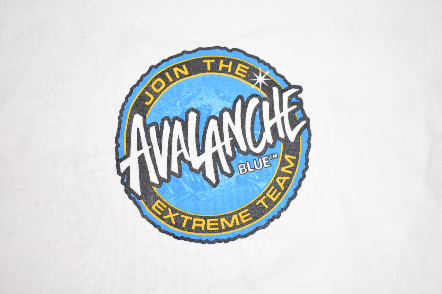 Vintage 1990s Avalanche liqueur Graphic T-Shirt / Streetwear / Retro Style / Single Stitch / Made In USA / 90s Graphic Tee