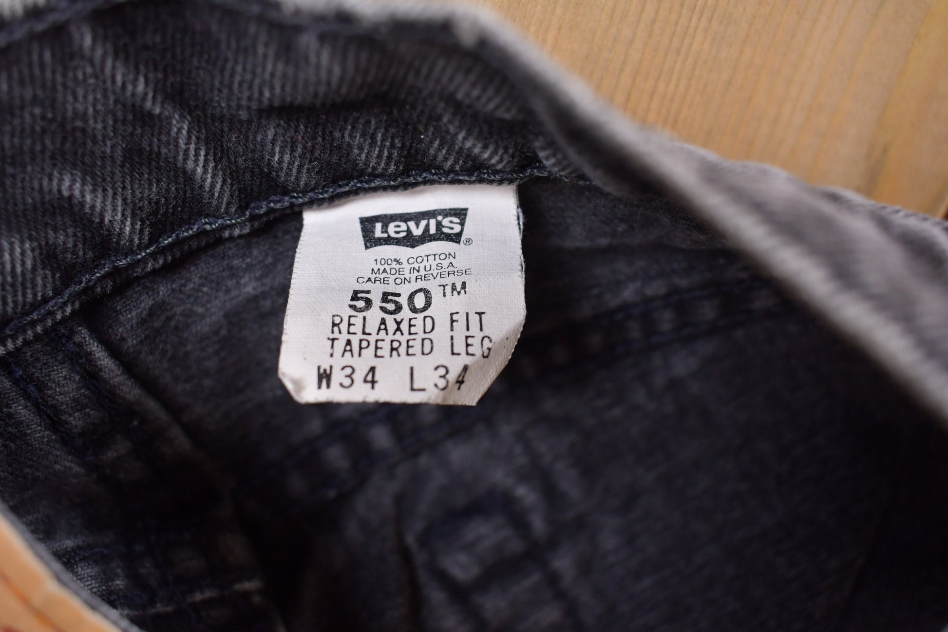 Vintage 1990s Levi's Red Tab Dark Denim Jeans