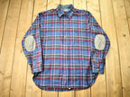 Vintage 1960s Pendleton Plaid Flannel Button Up Shirt