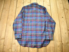 Vintage 1960s Pendleton Plaid Flannel Button Up Shirt