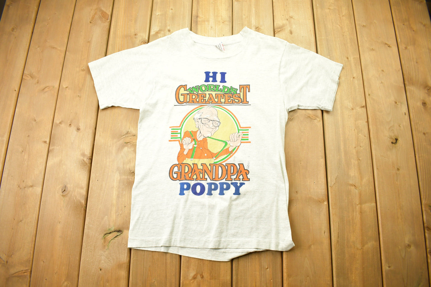 Vintage 1990s World Greatest Grandpa Graphic T Shirt