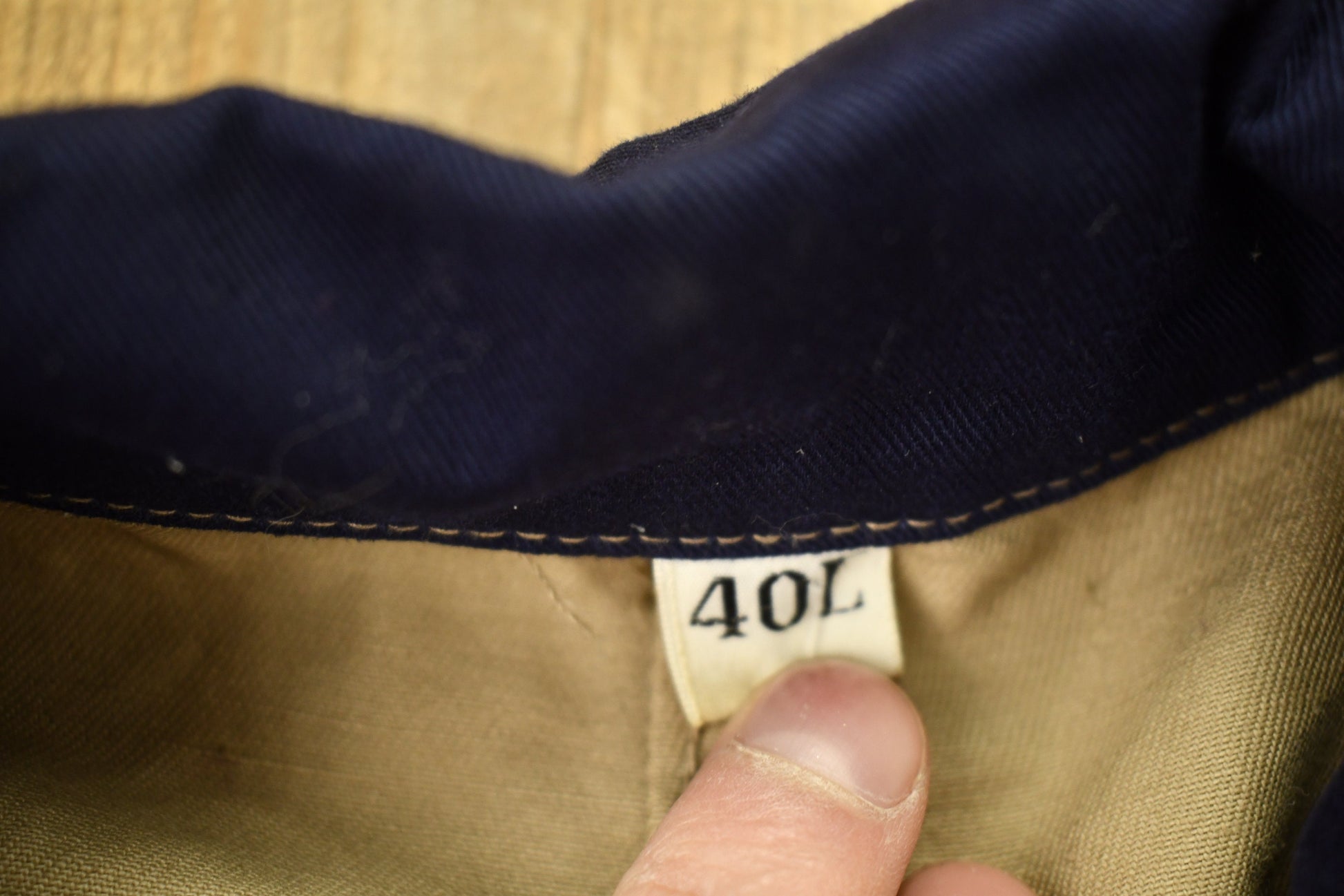 Vintage 1950s Workwear Canvas Overcoat