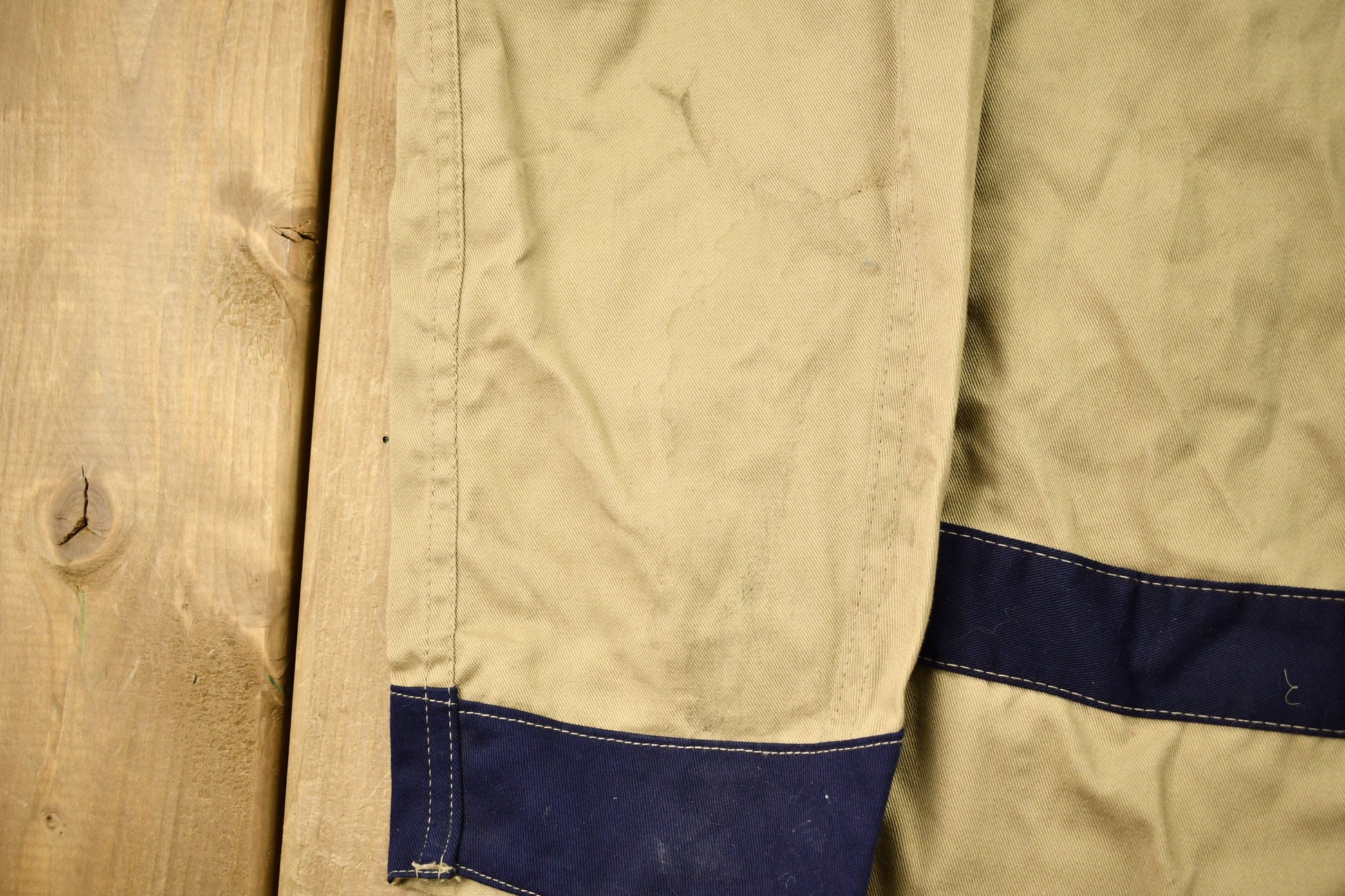 Vintage 1950s Workwear Canvas Overcoat