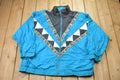 Vintage 1990s Lady Lavon Abstract Windbreaker Jacket