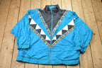 Vintage 1990s Lady Lavon Abstract Windbreaker Jacket