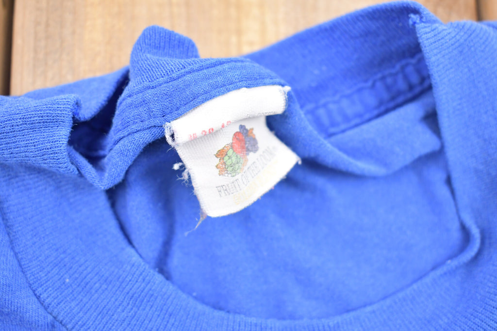 Vintage 1980s Fruit of the Loom Blank Pocket T-Shirt