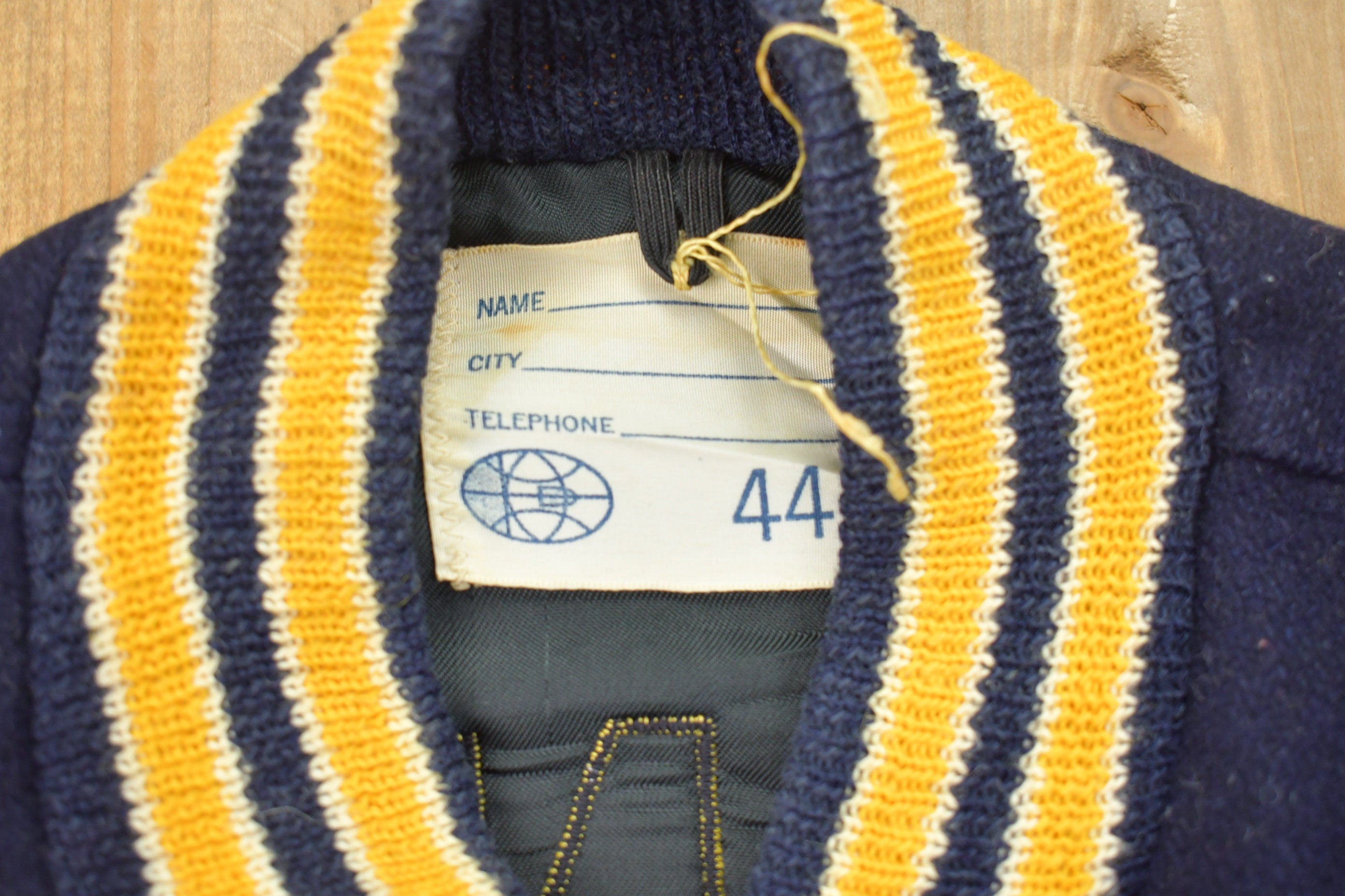 Vintage 1972 Illinois State Champs Wool Varsity Jacket