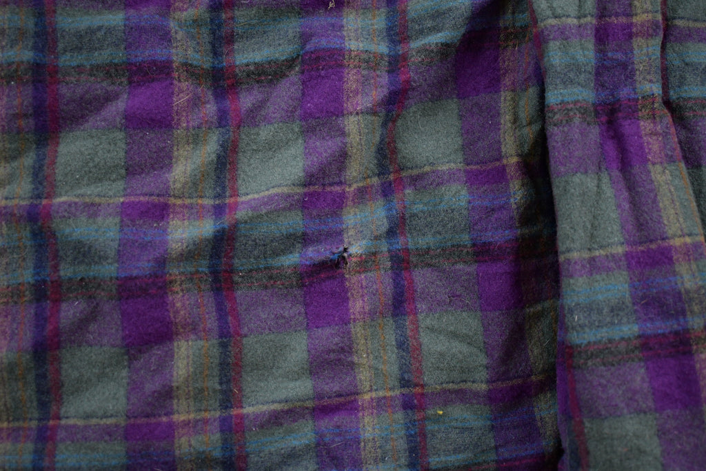 Vintage 1970s Kids Pendleton Plaid Button Up Shirt