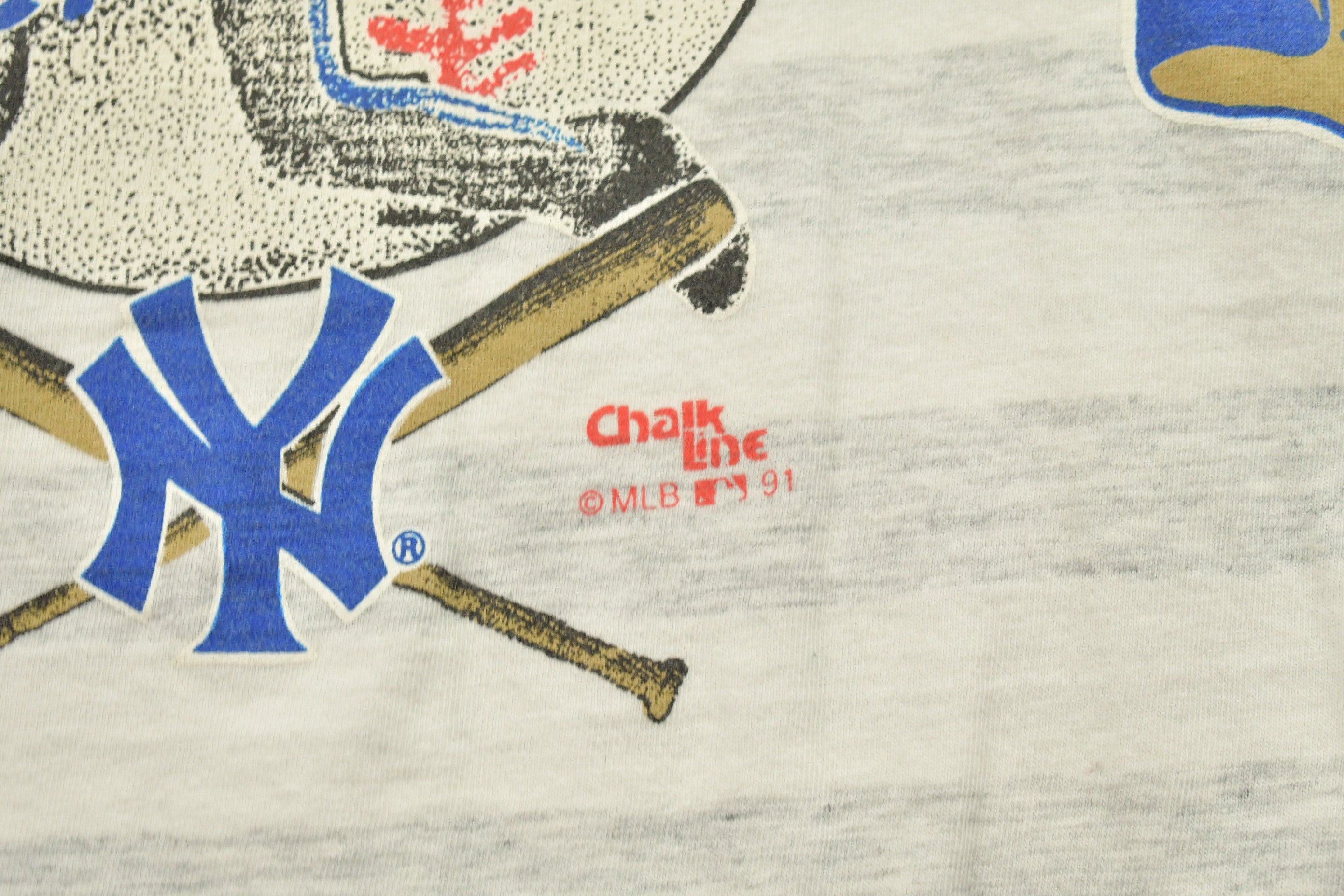 Vintage 1991 New York Yankees MLB Baseball Graphic T Shirt