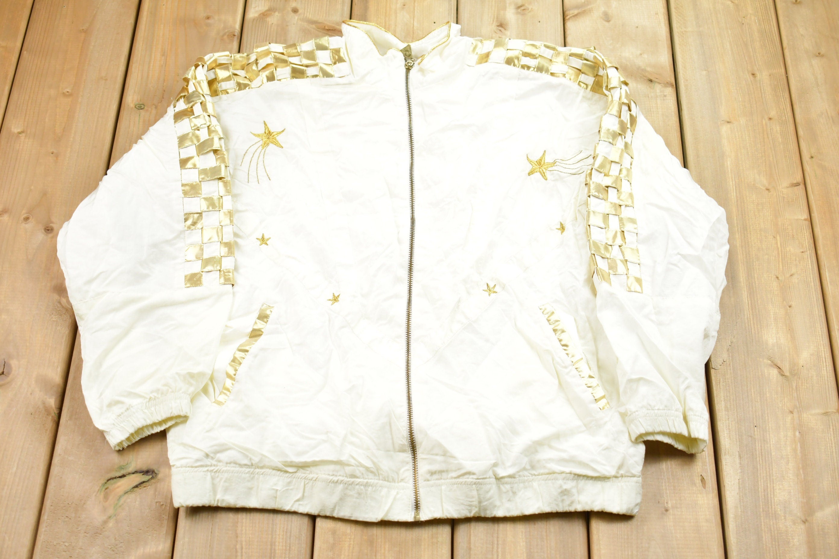 Vintage 1980s Euro Joy Full Zip Windbreaker Jacket