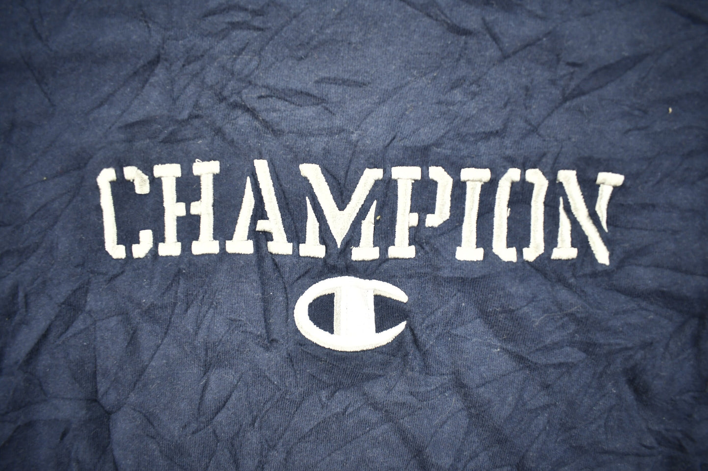 Vintage 1990s Champion Embroidered Graphic T-Shirt / 90s / Streetwear / Vintage Athleisure / Brand and Logo / Vintage Champion