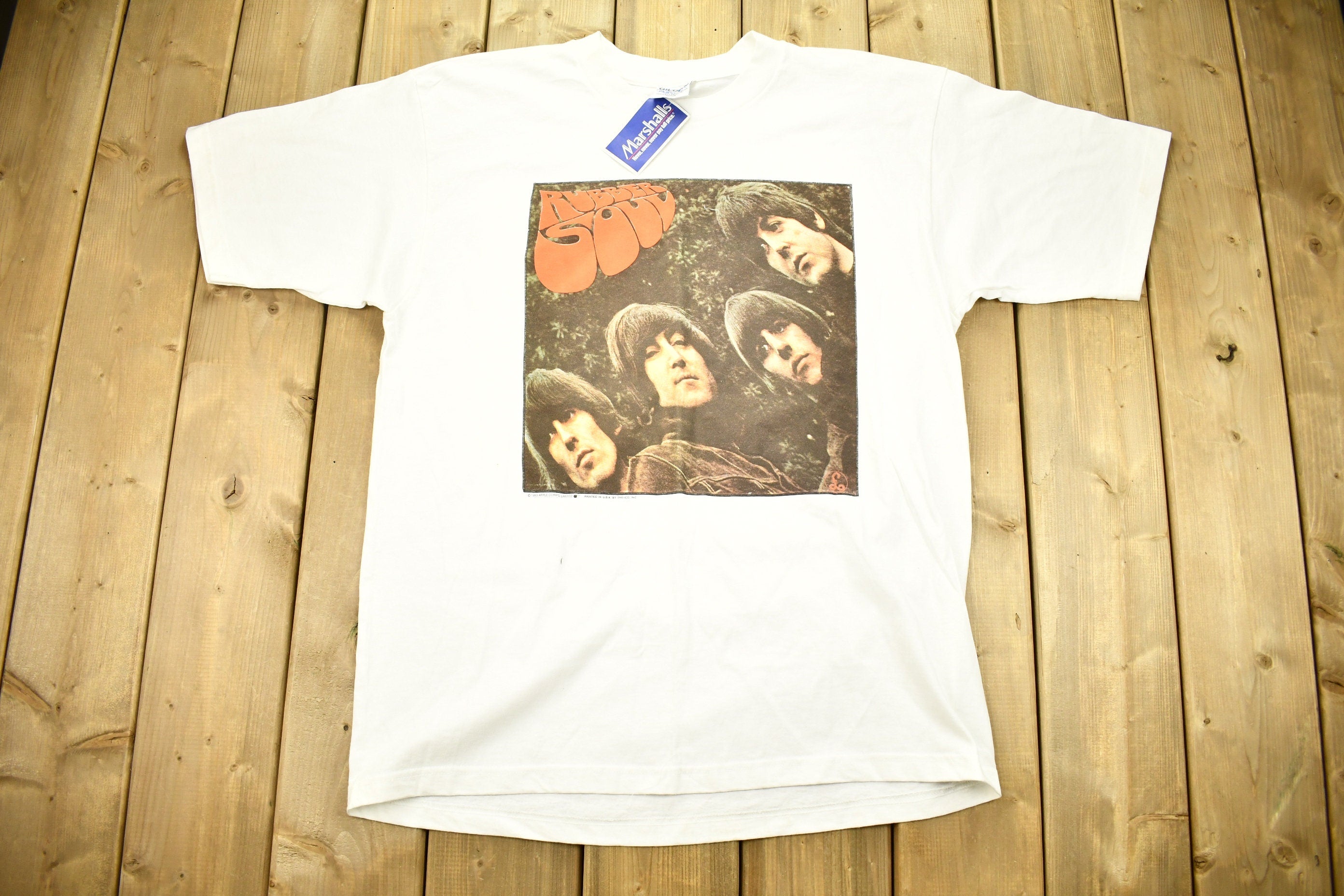 Vintage 1990 The Beatles Rubber Soul Band T-shirt – LOST BOYS VINTAGE