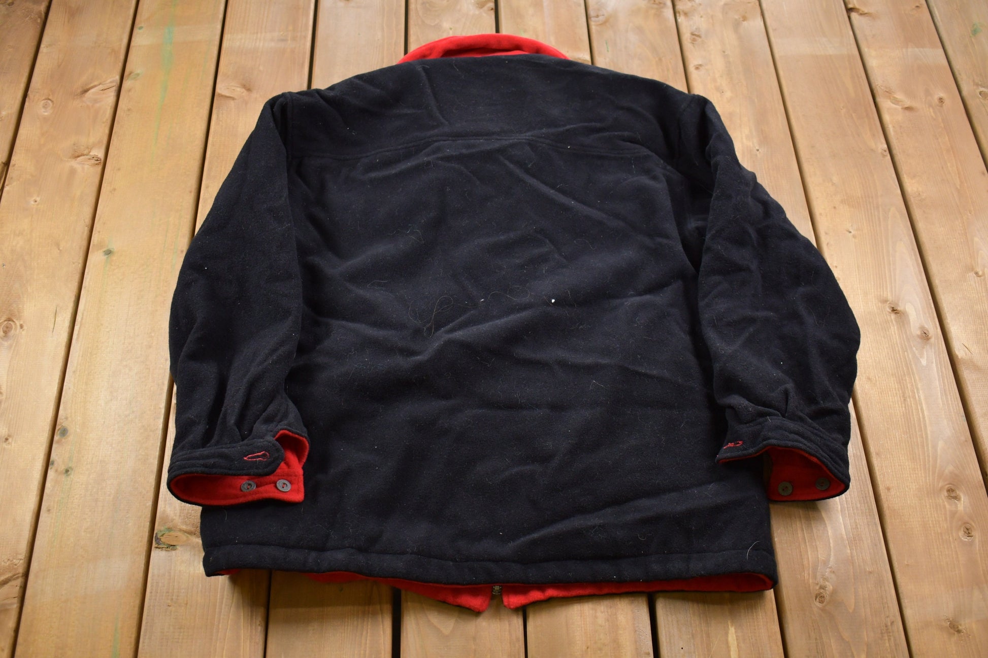 Vintage 1990s Marlboro Reversible Wool Jacket