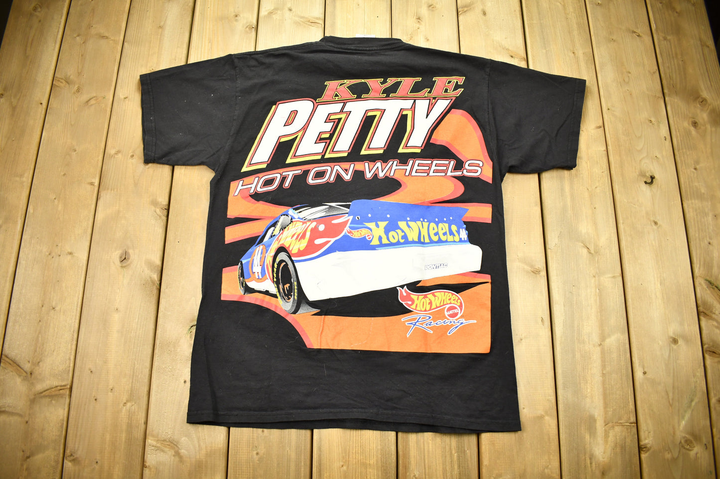 Vintage 1997 Kyle Petty Hot Wheels NASCAR T-Shirt / Hot On Wheels / NASCAR Racing / 90s Streetwear / Athleisure / Sportswear / Racing Tee