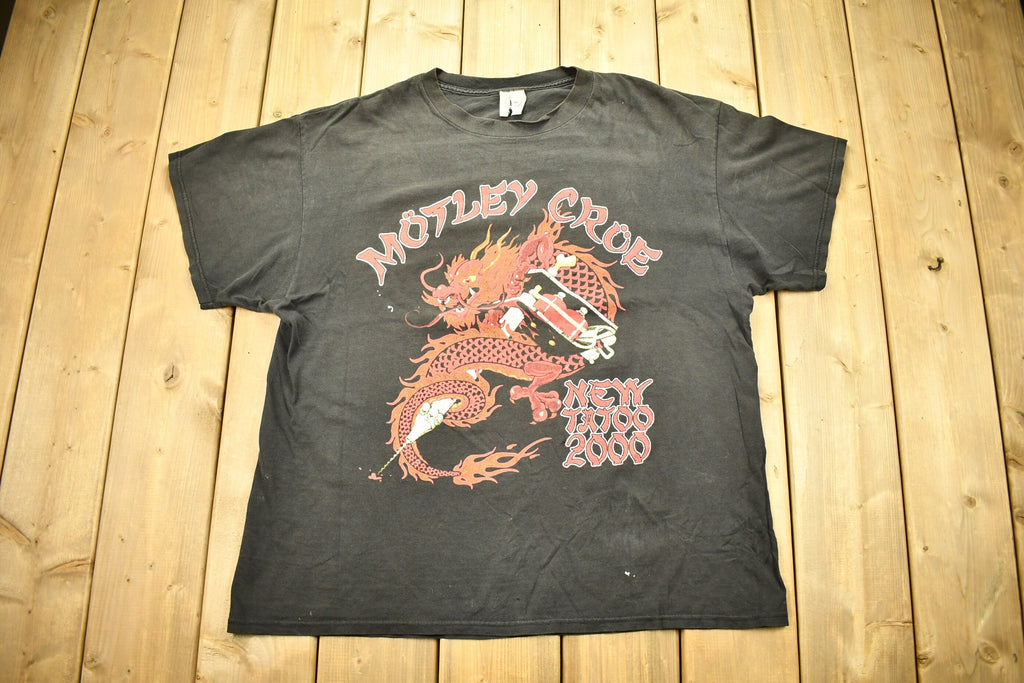 Vintage 2000 Motley Crue New Tatoo Band T-shirt