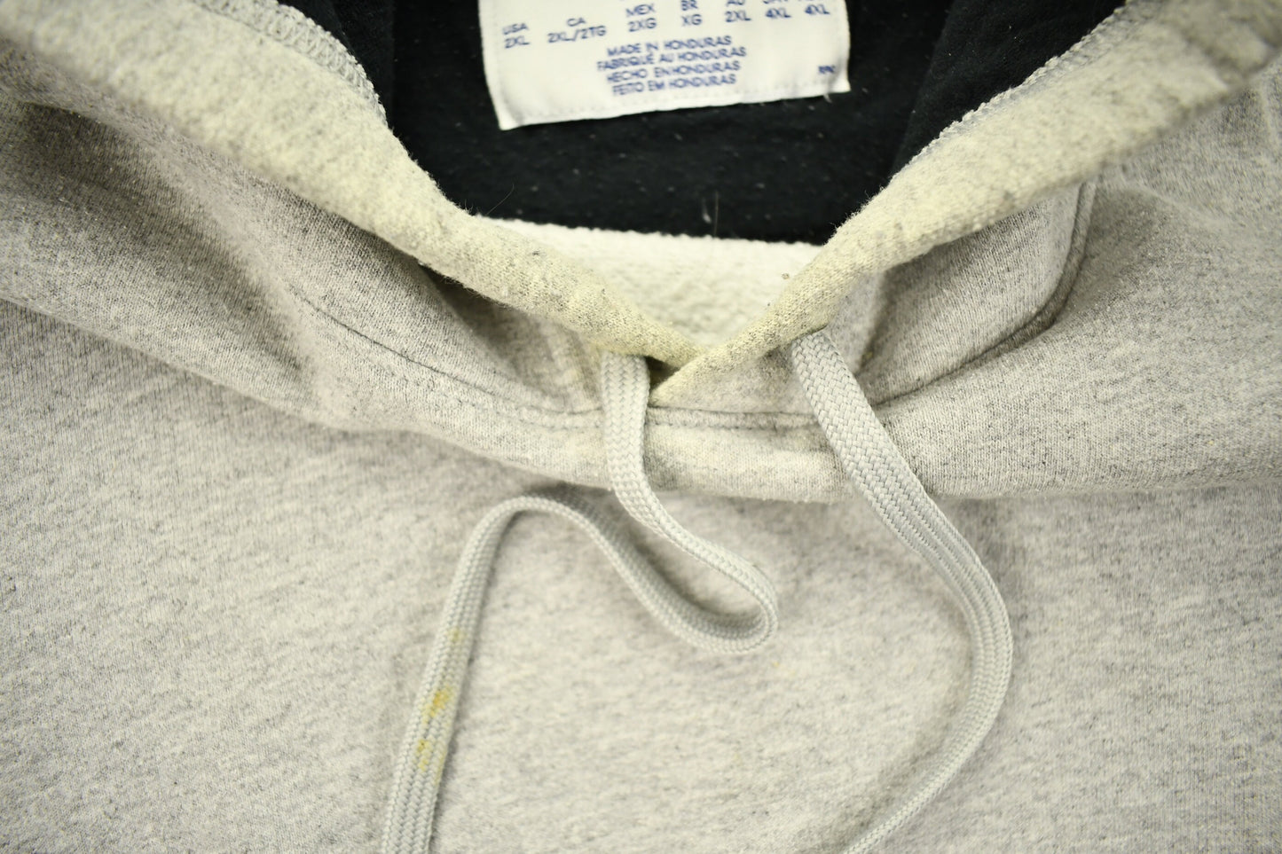 Vintage 1990s Grey Champion Small Logo Hoodie / Vintage Champion / Vintage Pullover / Streetwear / Athleisure / Blank / Sportswear