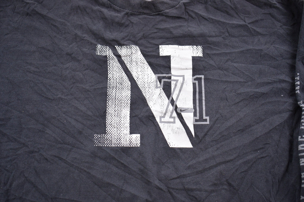 Vintage 1990s Nike Grey Tag Long Sleeved T-Shirt