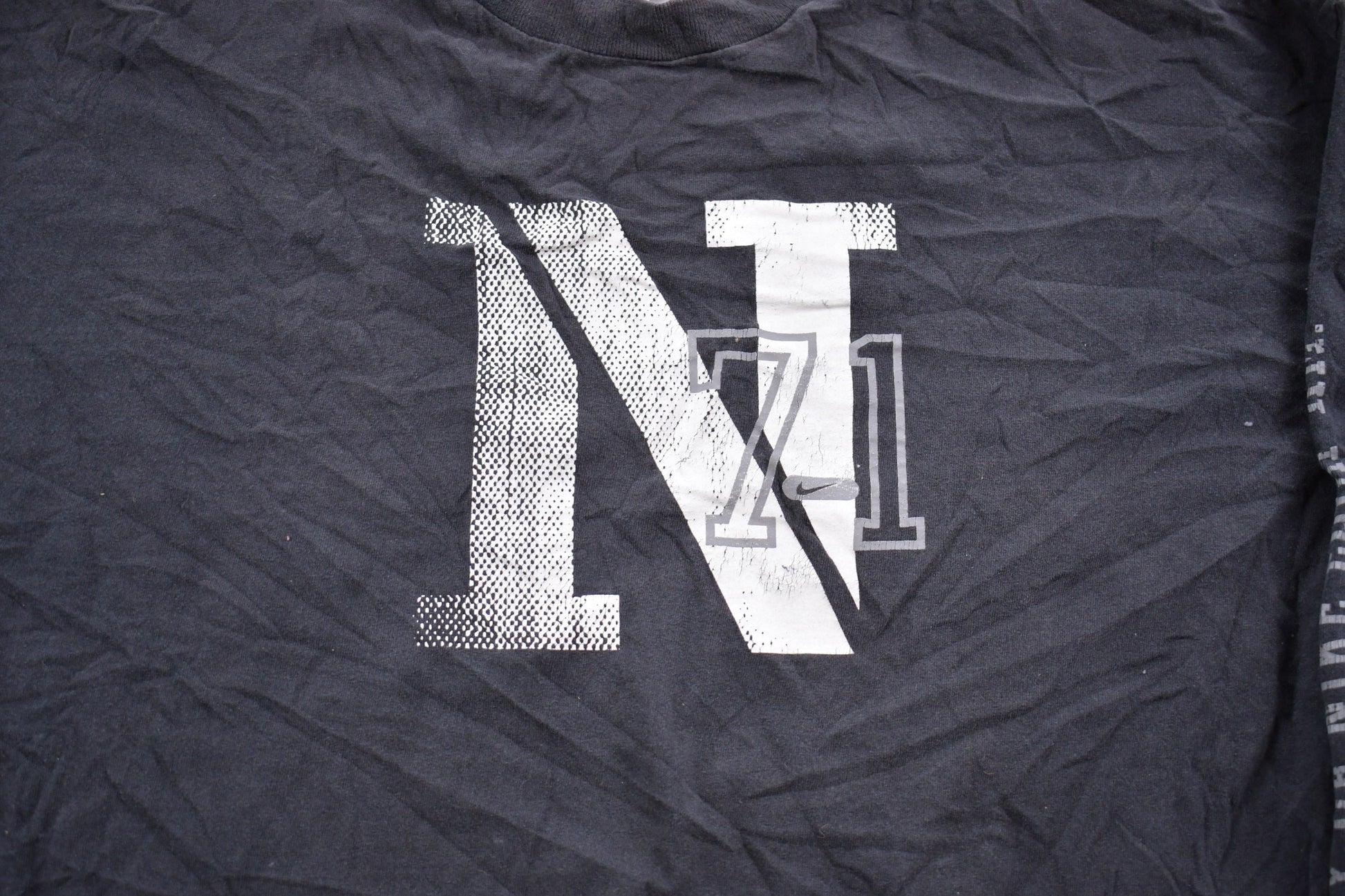 Vintage 1990s Nike Grey Tag Long Sleeved T-Shirt
