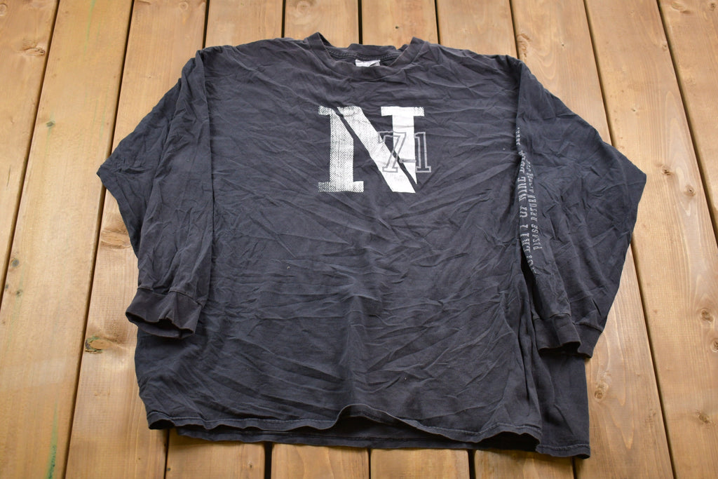 Vintage 1990s Nike Grey Tag Long Sleeved T-Shirt