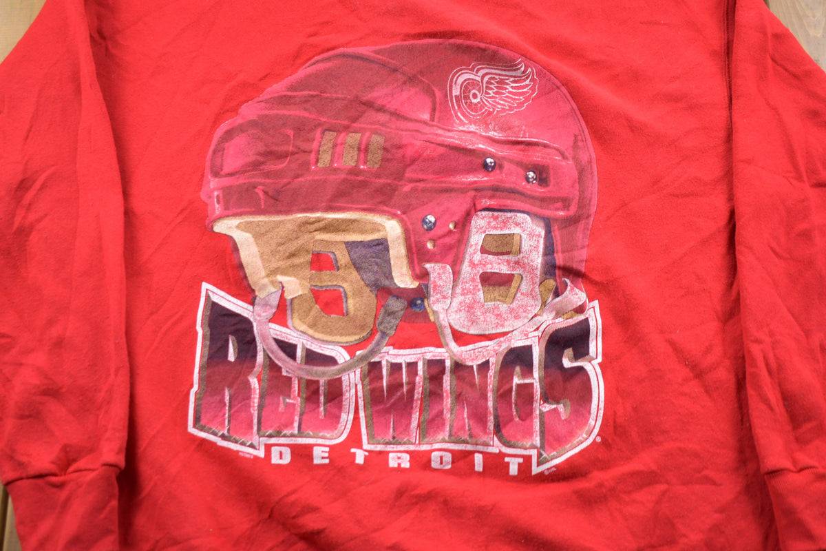 Vintage 1990s Lee Sport Detroit Red Wings Crewneck Sweatshirt