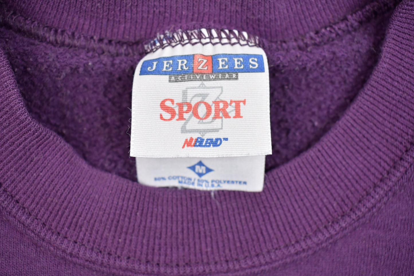 Vintage 1990s Blank Jerzees Crewneck Sweatshirt / Made in USA / 90s Crewneck / Vintage Basics / Athleisure / Streetwear /