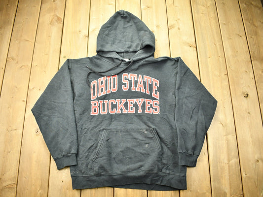 Vintage 1990s Ohio State University Buckeyes Collegiate Hoodie / Buckeyes Hoodie / NCAA Sweatshirt / Sportswear / Americana