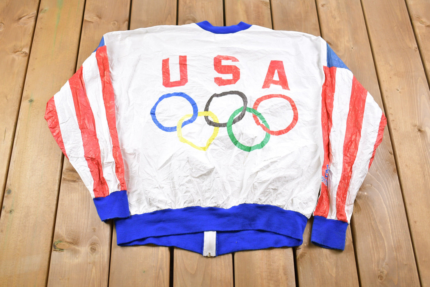 Vintage 1990s USA All Over Print Bomber Jacket