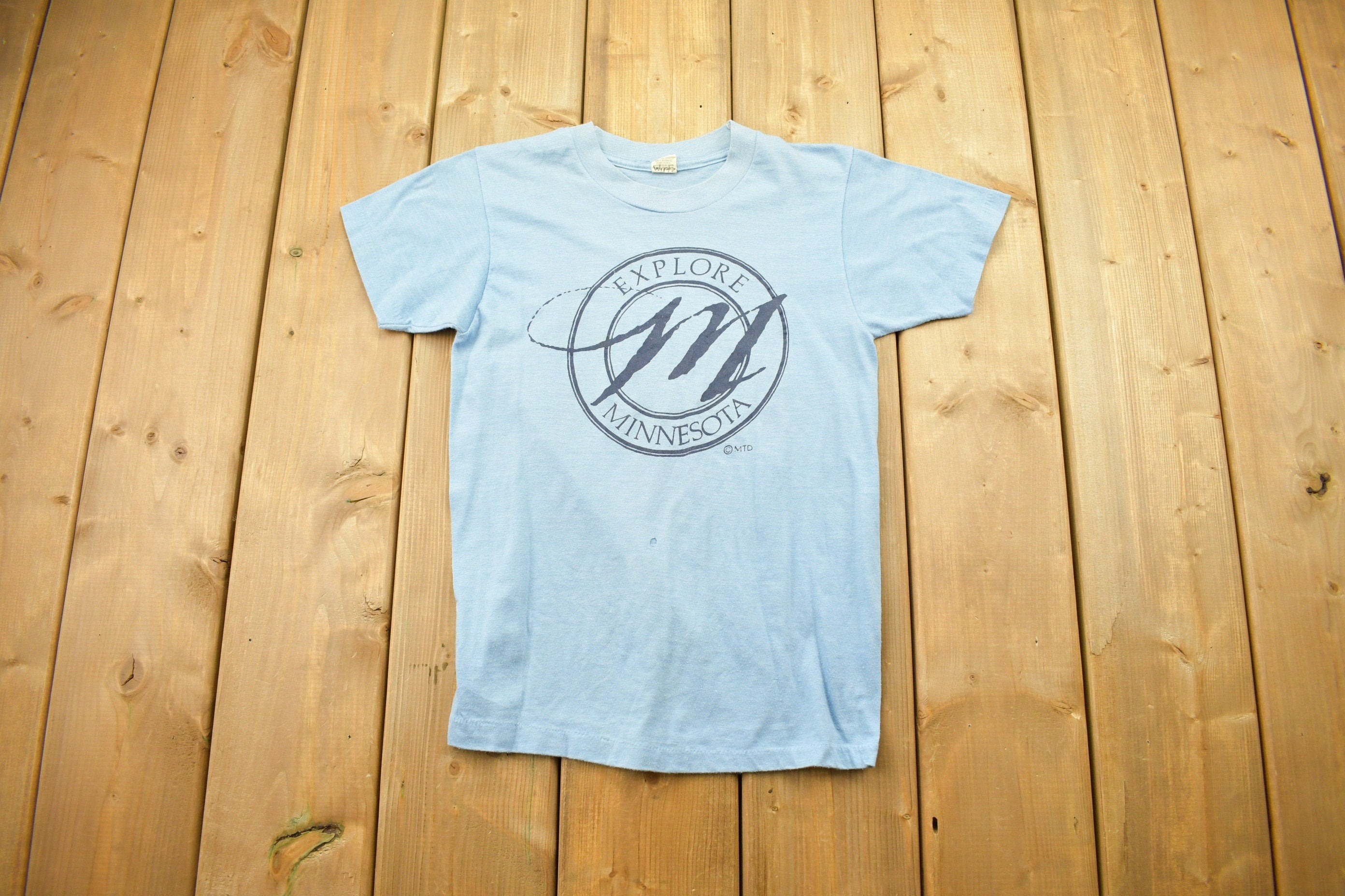 Vintage 1980s Explore Minnesota Souvenir T-Shirt