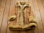 Vintage 1970s Sally Afghan Penny Lane Shearling Jacket