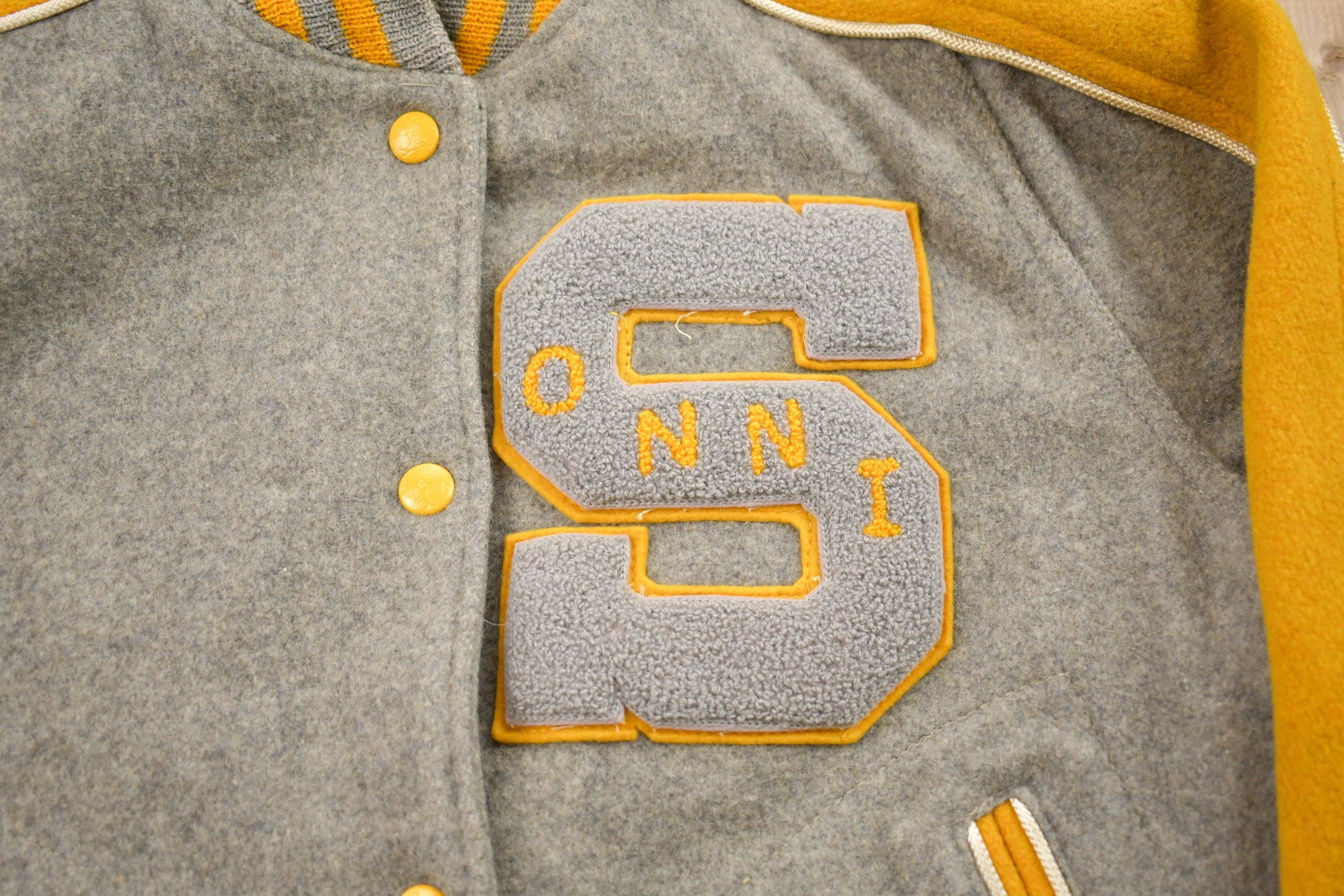 Vintage 1960s Sonni Wool Bomber Jacket