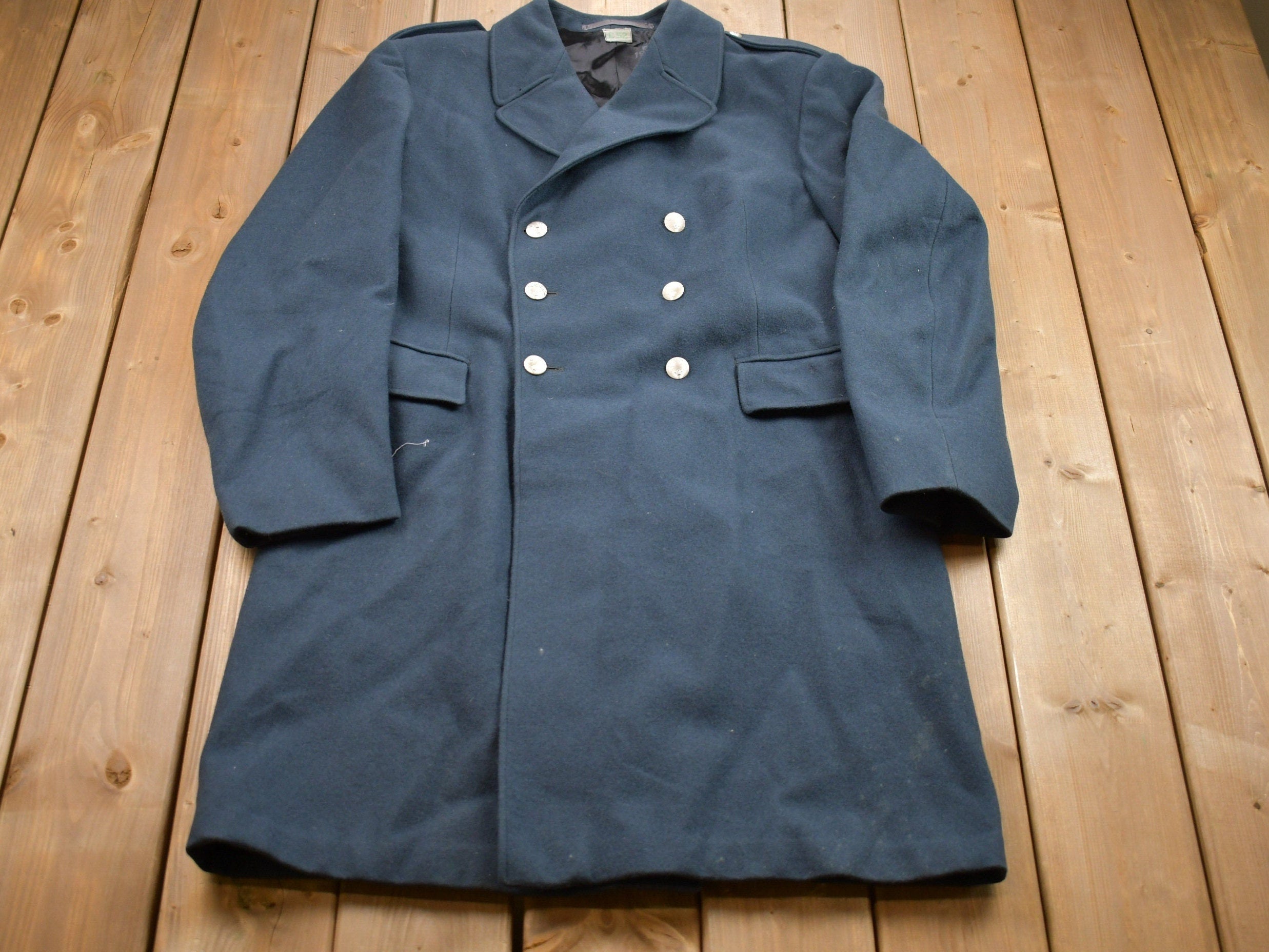 Vintage 1962 Naval Double Breasted Wool Jacket